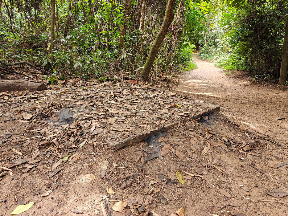 getarnter Rauch-Auslass