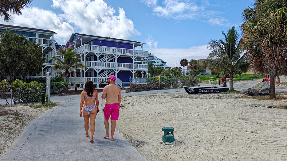 neue Häuser für das Inselpersonal