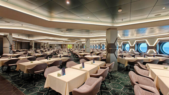 Esagono-, Hexagon-Hauptrestaurant