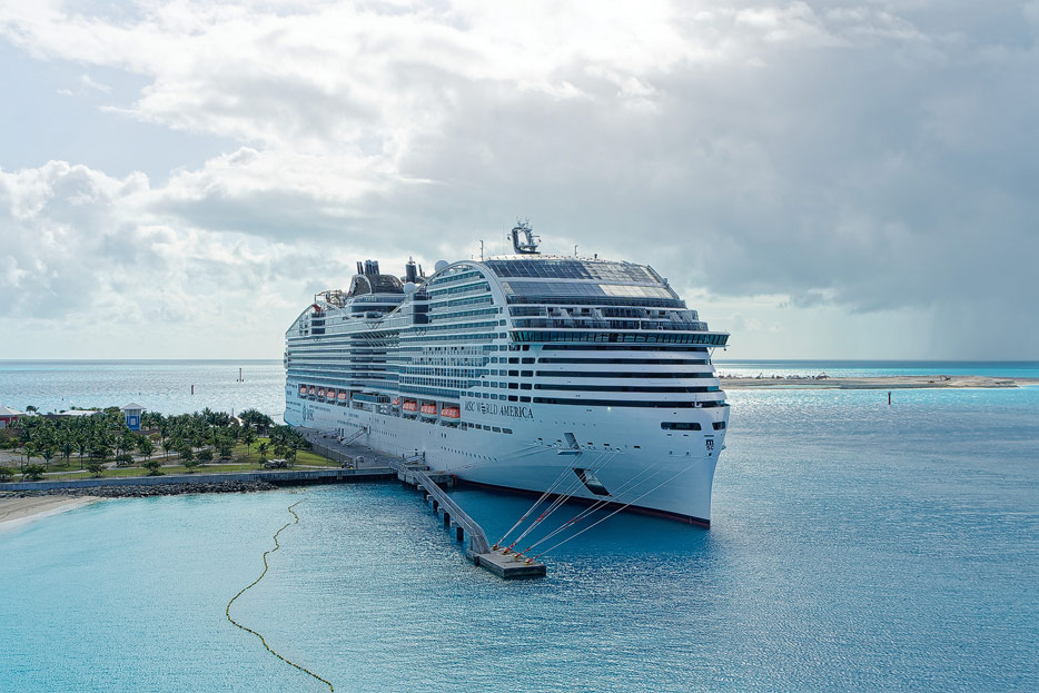 MSC World America in Ocean Cay