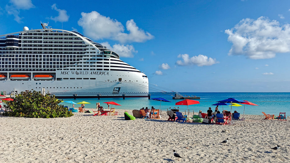 MSC World America in Ocean Cay