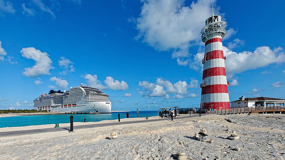 MSC World America in Ocean Cay