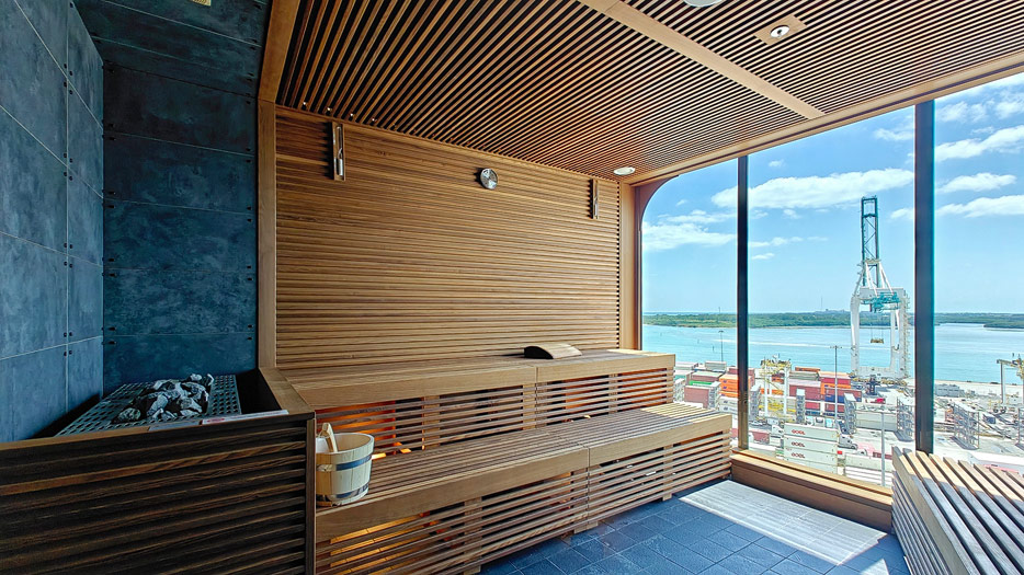 Sauna im Fitness-Studio