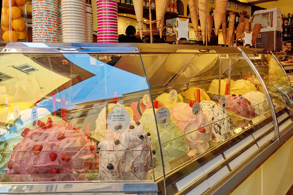 Wenn ich so hoch aufgetürmtes Eis sehe, werde ich sehr skeptisch ...