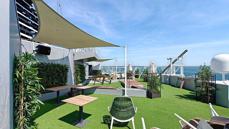 Sonnendeck, ehemals Teens-Bereich