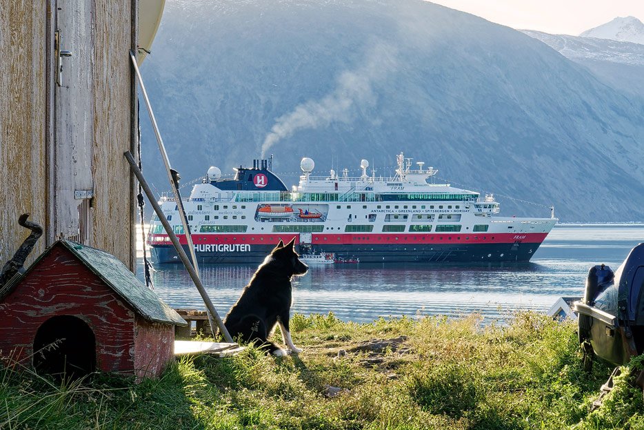Die Fram in Grönland