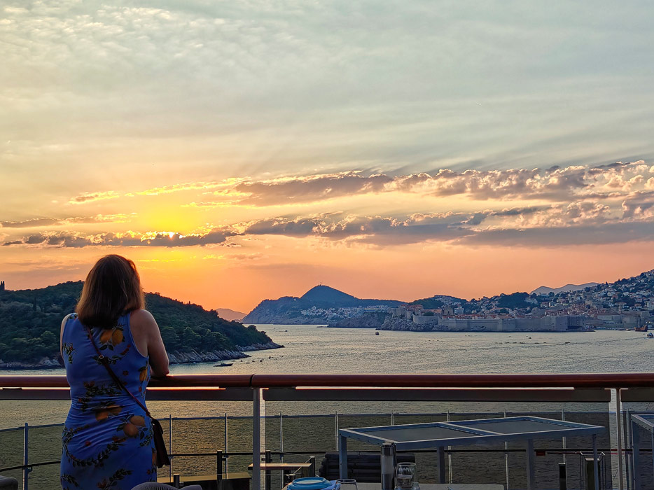 Sonnenuntergang in Dubrovnik