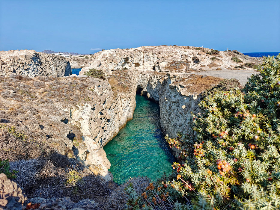 Papafragas-Höhlen, Milos