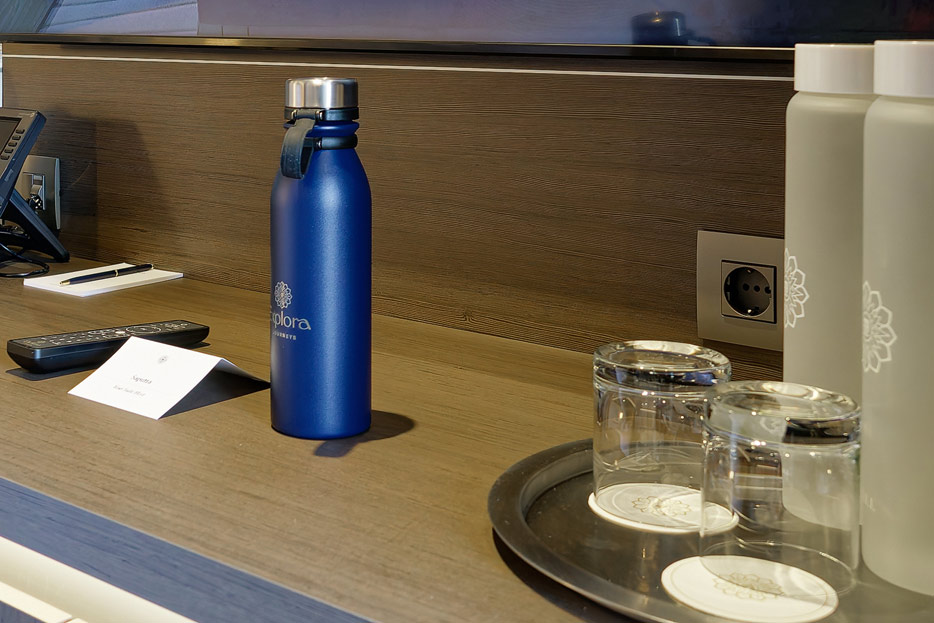 Trinkflasche bei Explora Journeys