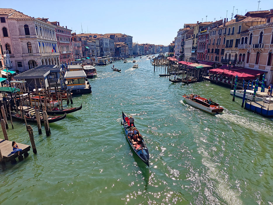Canal Grande an der Rialtobrücke