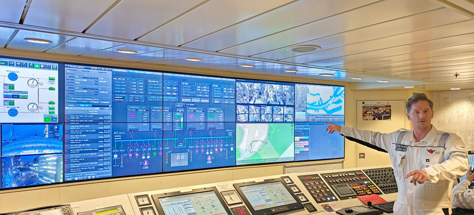 Maschinenkontrollraum